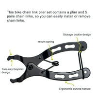 Thinsont Road Bike Master Lank Linkovi za uklanjanje pliarskih kompleta Bicikli kopče Brzo izdanje Alat za uklanjanje instalacije Biciklizam Brzina održavanja