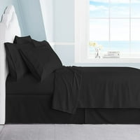 Bambusova list za krevet - čist bambus - Fit 30 duboki džep svileni osjećaj, hlađenje, antistatički,