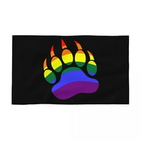 Gay medvjed Pride PAW meko posteljina pamučna ručnik za ručnik za brzo sušenje LGBT GLBT tuš ručnici