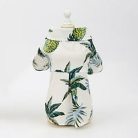 Majica za kućne ljubimce prsluk za pseće majice Ljetna havajska odjeća za plažu PET cvjetna majica za