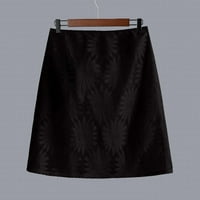 Skorts suknje za žene- kauzalne ženske suknje crne veličine xxl
