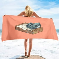 Slatka mačja ručnik za plažu upijajući preveliki brzi suhi pijesak bez laganog ručnika za kupanje Microfiber
