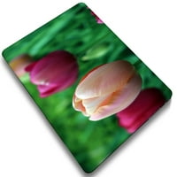 Kaishek Hard Case kompatibilan sa najnovijim macbook-om Pro 15 + crni poklopac tastature na cvijetu