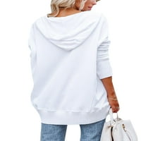 Žene ugodne labave pulover duge dugih rukava dukserice vrhovi zimski casual vrhovi košulje Oplaća veličine