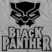 Crna panther Boys 'Panther grafički grafički tee