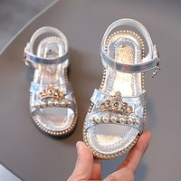Djevojke sandale ravne biserne dječje cipele velike djece cipele za plažu djevojke princeze cipele za