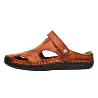 Sandale o klirensu, ljetne sandale Ljetne muške sandale Muške trendi kožne cipele od plaže cipele šivajuće