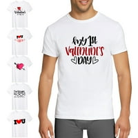 Valentinovo plus veličina Crewneck majica Classic-Fit vrhovi za muškarce žene