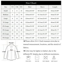 Ženski vrhovi grafički otisci s dugim rukavima Bluza Radna odjeća Dame Modni V-izrez Ljeto Khaki XL