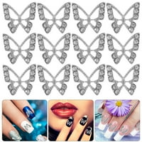 Leptiri za noktno umjetnost čari žene DIY manikir ukras za nokte za nokte