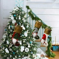 Linyer poklon torba za zabavu Božićne čarape Tkanina Mekost Dekorativni mali igrački festival ukrasi