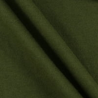 Patriotske majice za žene, ženska kratka rukava za okrugli vrat Top majica Neovisnosti Dan Ispiši majicu Prodaja slobodnog stola Danas Clearence Army Green L # 2