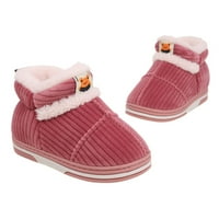 Djevojke platforme cipele za cipele za gležnjeve dječje cipele Zimske debele krznene cipele ravne potpetice