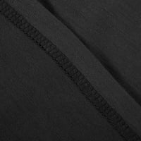 CETHRIO majice kratkih rukava za žene - modni okrugli vrat kratkih rukava, ležerna t- bluza tamno siva