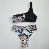 Žene kupaćih kostimi odjeća za navlake zavoj ženski kupaći kostimi Bikini set Split Patchwork kupaći