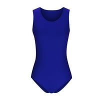 Caveitl Rompers za žene Ljeto, ženske trčanje Onesie Workout Rompers Jednodijelna odjeća Vježbajte Jumpsuits Gym Yoga Blue, L