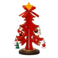 Heiheiup ukrasi Božićno drvce Božićna stolna dekoracija Dekoracija Drveni kućni dekor Osigurajte labav