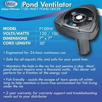 CINTBLLTER Pond de-micer 100-vat ventilator P100W