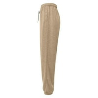 Hlače duge plus veličine za žene modni casual elastični struk labavi hlače pune dužine na klirensu