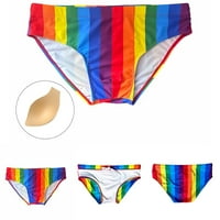 Muški kupaći kostimi donje rublje Thong Swim Hratke Trunks Garniture Bikini Plivanje Bokseri Rainbow