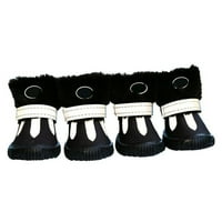Zimske cipele za pse protiv klizanja snježne čizme Vodootporne kožne cipele Paw Protector Reflective