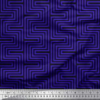 Trga tkanina Soimoi Rayon i spiralna geometrijska tiskana tkanina od dvorišta široka