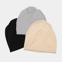 FVWitlyh Muška šešica Žene Tanki dvostruki sloj pulover šešir Jednostavna lagana ploča Šešir paro povremenog