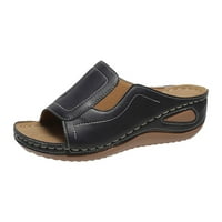 HVYesh ortopedske sandale za žene Ležerne prilike ljeto u peep-u sandale Comfy luk potporni sandale