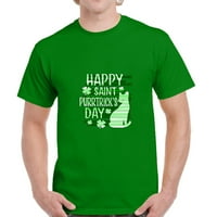 Dnevna majica St. Patrick Clover Irska košulja Shamrocks Grafički bejzbol vrhovi Gnomes Tees mišićni