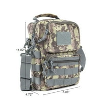 Modne vrećice za jednu rame za fašnice muškarci svakodnevni ramenski ruksak Tacti Dufffle Bag Vojne glasničke torbe za rezanje ruksack