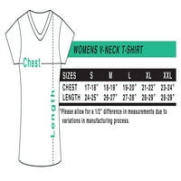 Inktastična svijest o raku pluća Citiraj žensku majicu V-izrez