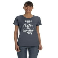 Signaluretshirts Ženske koje trčim na majicu kafe i esencijalnih ulja