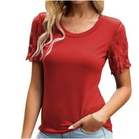 Grafički sestrinki TEes Holiday T-majice Plus size Labavi fit bluze kratki rukav ženski vrhovi obični