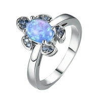 Do 65% OFF AMLBB nakit za ženske prstenove kreativni nakit i plavi dijamantski kornjače, prsten za muškarce Modni OL vjetrovstvo na klirensu