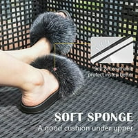 Vogue Cloud ženski krzneni krzneni slajdovi Fuzzy papuče lepršave sandale na otvorenom