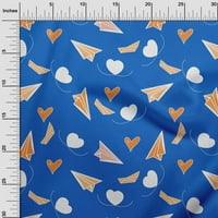 Onuone poliester spande plava tkanina azijska kawaii haljina materijal tkanina za ispis tkanina sa dvorištem