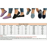 WAZSHOP Ženske casual cipele klizanje na stanovima Udobne cipele za cipele Lagane neklizajuće čarape