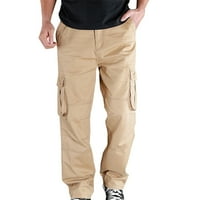 Mensfull dužine hlača za čišćenje teretnih hlača Plus veličine Bib hlače CoverAll sa džepovima pantalone