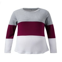Corashan majice za žene Ženske ležerne vrhove Ženska jesenska zimska modna casual V-izrez pune boje