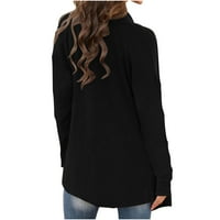 Ženski klirens džemper ženski modni džemper s dugim rukavima, duks pletenja V-izrez