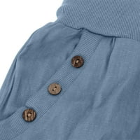 Eczipvz jakne za muškarce Muške modne jednostavne čvrste džepne kardigan džemper jakna muška modna jakna